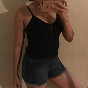 h&m mom jean shorts